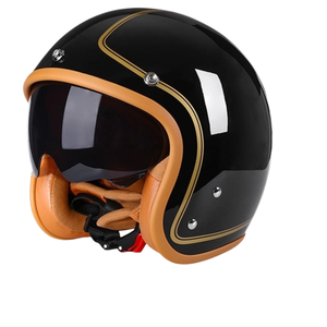 Certifié DOT 3/4 Retro Cruiser Casque Unisex Open Face Casques <span class=keywords><strong>Moto</strong></span> Toutes Saisons Matériau ABS Nouveau Dropshipping Disponible - Product Image 5