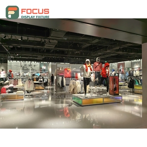 Solución Integral de Tienda Boutique: Sistema de Exhibición de Acero Inoxidable para Minoristas, Solución de Equipamiento para Tiendas de Ropa de Franquicia - Product Image 6