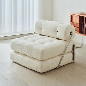 Canapé-<span class=keywords><strong>lit</strong></span> <span class=keywords><strong>pliant</strong></span> moderne, canapé convertible multifonctionnel pour salon |   Ensemble de canapés en tissu gain de place, personnalisable - Product Image 1