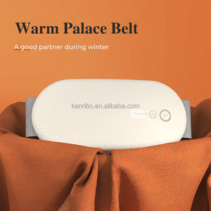 Masajeador de vientre lumbar para el hogar, dispositivo vibrador para aliviar el dolor menstrual, con cinturón cálido - Product Image 6