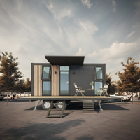 Maison préfabriquée modulaire mobile pour complexe hôtelier, maison démontable préfabriquée, construction modulaire