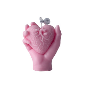 Bougie parfumé<span class=keywords><strong>e</strong></span> artisanale en forme de cœur pour la Saint-Valentin transfrontalière, ornement créatif, cadeau personnalisé, amour - Product Image 5