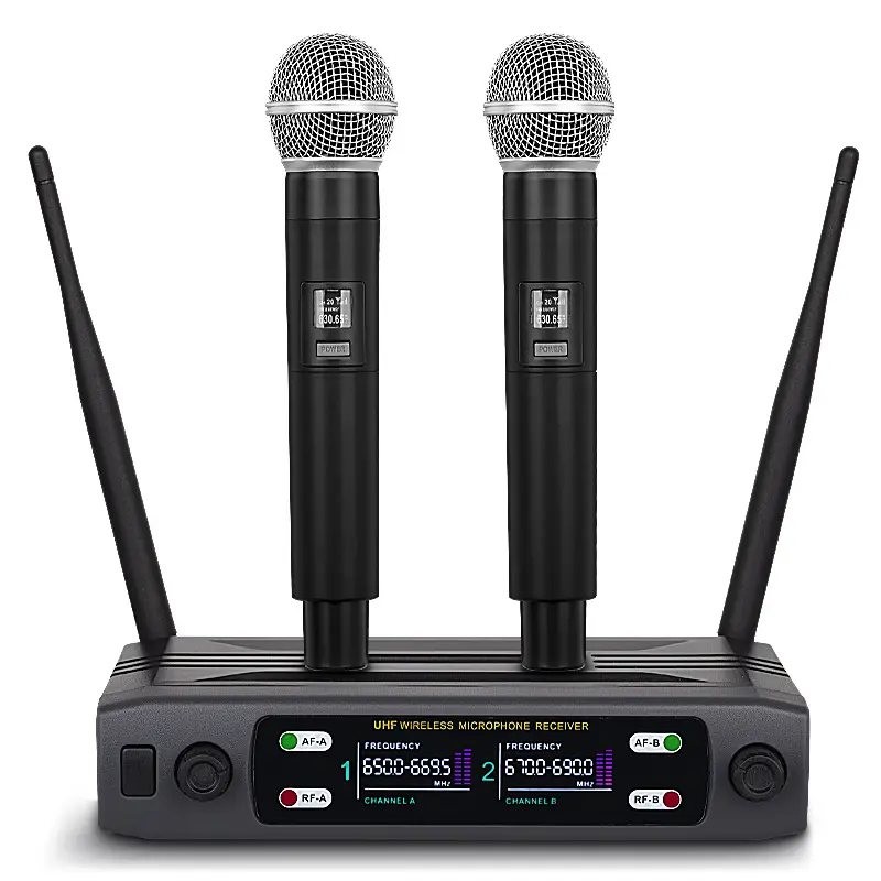 Digipark RTS Venda quente e barato profissional microfone sem fio VHF, telefone celular, churrasqueira cabeça microp para casa KTV Party