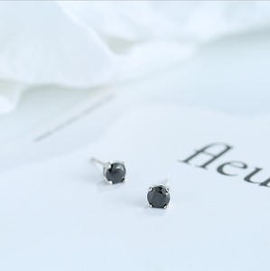 Stunning Jewelry Aretes De Plata <strong>3mm</strong> 4mm 5mm 6mm 7mm 8mm Round CZ Simple 925 Sterling Silver Stud <strong>Earrings</strong> - Product Image 4