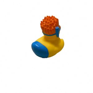 Vente en gros de jouets de bain pour enfants de 3 pouces, petits canards flottants jaunes pour jouer dans l'eau et faire la plongée - Product Image 3