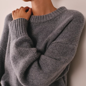 <span class=keywords><strong>Maglione</strong></span> <span class=keywords><strong>di</strong></span> Lusso da <span class=keywords><strong>Donna</strong></span> Girocollo in Puro Cachemire per Autunno Inverno, Pullover Lavorato a Maglia Traspirante Stile Casual Taglia XS - Product Image 3