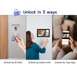 Système de vidéophone familial haute sécurité avec écran tactile 10,1 pouces, application Tuya, résistant à l'eau, pour immeubles multi-appartements - Product Image 3
