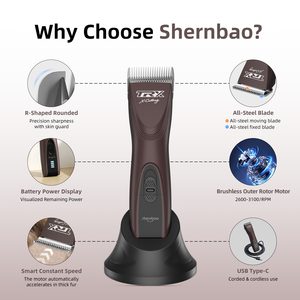 Tosatrice Professionale per Animali Shernbao PGC-901, Tosatrice A5 per Toelettatura Professionale - Product Image 3