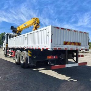 รถบรรทุกติดเครน Shacman 6x4 สำหรับงานหนัก พร้อมเครนไฮดรอลิกแบบยืดหดได้ 8 ตัน 10 ตัน 12 ตัน รถบรรทุกติดเครนประสิทธิภาพสูง - Product Image 2