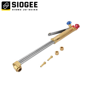 <span class=keywords><strong>Kit</strong></span> de chalumeau de soudage/coupage au propane, au <span class=keywords><strong>butane</strong></span> et à l'acétylène en cuivre de qualité supérieure avec régulateurs et embouts - Product Image 1