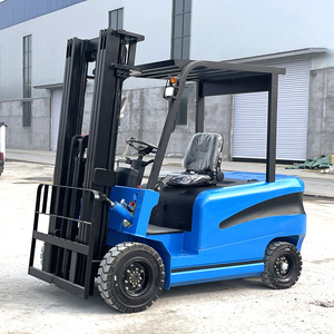 Montacargas de 3 Toneladas, de Cuatro Ruedas, para Manejo en Almacenes, con Batería Elevada para Carga y Descarga, Nuevo Montacargas con Batería - Product Image 2