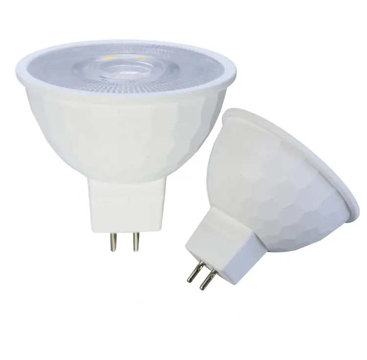 مصباح led spot GU10 لمبات LED MR16 GU10 لمبات LED 50 واط مكافئ ، 530LM k مسار أبيض ناعم 40 درجة