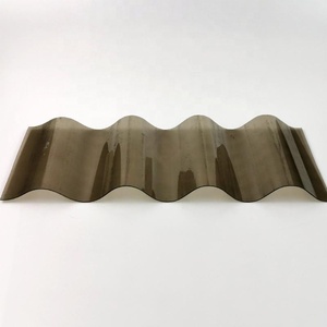 Feuille de polycarbonate en forme de vague grise de bonne transparence de Strashine feuille <span class=keywords><strong>ondulée</strong></span> de PC feuille <span class=keywords><strong>ondulée</strong></span> de polycarbonate - Product Image 5