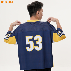 Maglia da Football Americano di Alta Qualità in Rete, Uniforme da Rugby Cucita, Direttamente dalla Fabbrica - Product Image 2