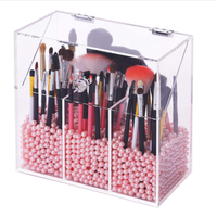 Acrylique Maquillage Brosse Titulaire Pour Salle De Bains Vanité Chambre Comptoir