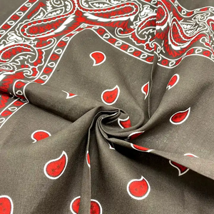 Pañuelos cuadrados con logotipo de impresión Digital personalizado de algodón, bufanda de colores lisos Unisex, pañuelo de estilo personalizado multifuncional - Product Image 4