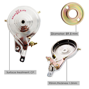 Freno de banda de 90mm, piezas de bicicleta de color negro y plateado, freno directo de fábrica china, buena calidad - Product Image 6