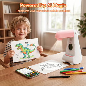 Jouets de dessin pour enfants T100 : Projecteur de traçage et de dessin intelligent AI pour l'apprentissage des enfants - Product Image 1
