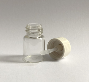 Botella de vidrio de tubo de aceite esencial vacía ámbar de 5ml y 10ml con tapa de espátula, vial de pegamento con tapa de barra plana para cosméticos al por mayor - Product Image 4