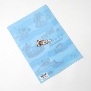 Bán buôn phim hoạt hình tài liệu L Shape PVC Pocket A4 Pp nhựa thư mục tập tin - Product Image 2