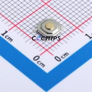 TS5215A 100gf 025 Tactile Switch SMD-4P,5.2x5.2mm Switch Single Pole Single Throw Round Button 1N Vertical Mount - Product Image 1