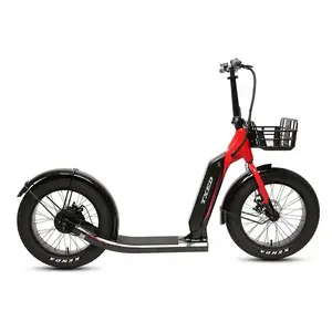 TXED 20" Hot Sell 36V Electric Skateboard Bicycles Fat Tire 2 Wheel Electric Scooters For Adults