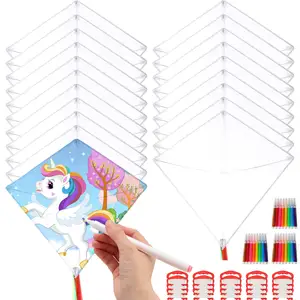 DIY Coloring Kite Make Your Own Kit Kites Color Arts and Crafts Outdoor Activities