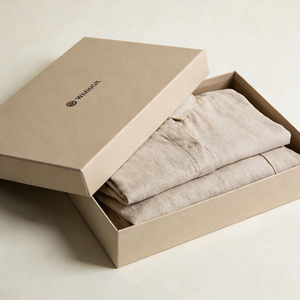 优质豪华环保可回收服装包装盒，适用于毛皮和袜子，采用坚固的瓦楞纸板，带磁性闭合。 - Product Image 2