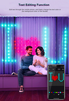 Écran lumineux adressable RGB WS2818 personnalisé SHIJIP50, 12V, IP65, résistant à l'eau, affichage en maille de pixels LED pour publicité extérieure, panneau d'affichage