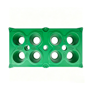Sunsbuild Plateaux et pots ronds durables à 8 cellules pour la propagation des succulentes et des légumes, kit de démarrage complet pour le jardinage - Product Image 1