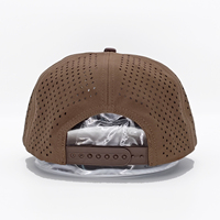 Casquette Trucker Personnalisée 5 Panneaux pour Homme, Camouflage Canard, Imperméable, avec Cordon, pour Pêche et Chasse