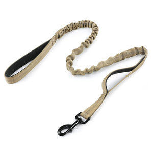 Heavy Duty ammortizzante tattico guinzaglio per cani avanzato facile <span class=keywords><strong>Clip</strong></span> in metallo senza guinzaglio riflettente per cani di grossa taglia - Product Image 4