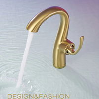 Grifo de Lavabo Austler, Grifo de Cocina Moderno con Acabado Cromado, Construcción de Latón, Grifo Mezclador Ahorrador de Agua con Núcleo de Válvula de Cerámica