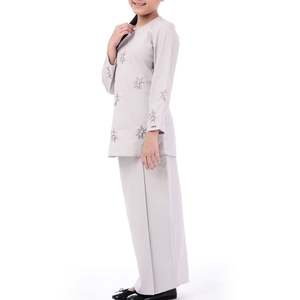 Modelo Baju Kurung Malasia diario madre <span class=keywords><strong>hija</strong></span> trajes Abaya Turchia Jilbab vestido para musulmán - Product Image 2