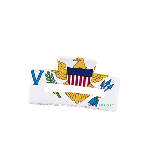Pinzas para el Cabello con la Bandera de Santa Vincencio y las Granadinas para Mujer, Pinzas Rectangulares Antideslizantes, Accesorios para el Cabello para Celebraciones Patrióticas - Product Image 4
