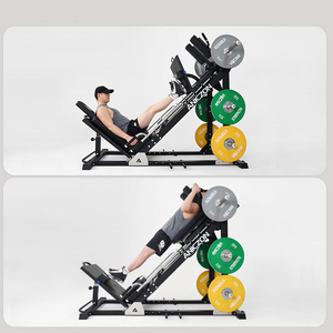 Máquina Combinada de Prensa de Piernas a 45 Grados y Hack Squat - Equipo de Gimnasio Comercial para Entrenamiento de Fuerza Profesional y Ejercicios de Piernas - Product Image 4