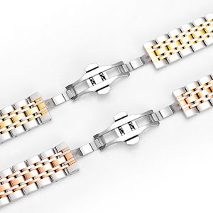 Di lusso solido in acciaio inossidabile Smart <span class=keywords><strong>Watch</strong></span> cinturini sette perline bracciale farfalla Clasp cinturino per <span class=keywords><strong>Apple</strong></span> <span class=keywords><strong>i</strong></span> <span class=keywords><strong>Watch</strong></span> 8 7 <span class=keywords><strong>6</strong></span> 5 4 SE - Product Image 4
