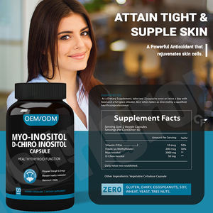 WELL SPRING Myo Inositol Vitamine B8 Capsules <span class=keywords><strong>pour</strong></span> la croissance des cheveux et l'énergie <span class=keywords><strong>pour</strong></span> adultes, hommes et femmes (120 capsules par flacon) - Product Image 6