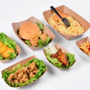 Compostable Eco 녹색 생물 분해성 Bagasse 과일 시도 처분할 수 있는 음식 종이 쟁반