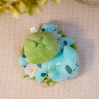 Grosir Gantungan Kunci Boneka Pokemon Tipe Rumput Super Lembut 4-inci 10cm Siap Kirim