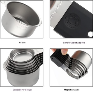 Set Gelas Ukur dan Sendok Ukur 16 Buah dengan Peralatan Memanggang Berbentuk Piring Skala - Product Image 2