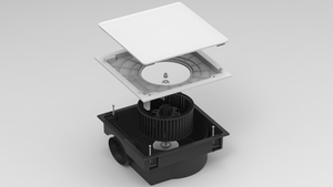 Quạt thông gió hút mùi gắn trần nhà tắm, văn phòng, gia đình, chất liệu nhựa, bán chạy nhất - Product Image 5