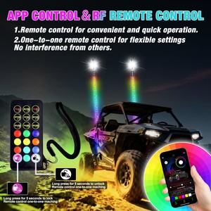 Luce LED RGB a Effetto Inseguimento per ATV, UTV, Dune Buggy, Camion, Compatibile con Polaris RZR e Can-Am <span class=keywords><strong>Maverick</strong></span> X3 - Product Image 2