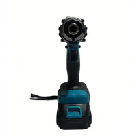Perceuse-visseuse à percussion sans fil 21V, moteur sans balais, vitesse variable, avec lumière LED, bricolage, OEM personnalisable