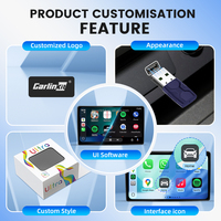 Adaptador Inalámbrico Carlinkit ultra2 Car Play Dongle, Conversión Carplay Box USB Tipo C Magicbox Carplay ai Box para Apple
