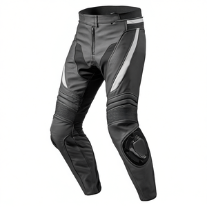 Pantalones de Motocicleta para Hombre de Cuero y Lona 100% de Alta Calidad, Servicio Personalizado OEM, Mangas Completas, Impermeables y Transpirables - Product Image 1