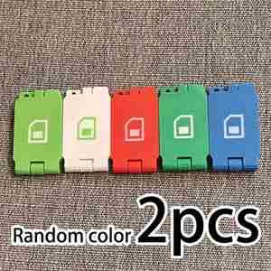 Étui de rangement portable en plastique pour cartes SIM et broches d'éjection avec logo personnalisé, support de cartes mobiles, organisateur d'accessoires pour équipement de plein air - Product Image 2