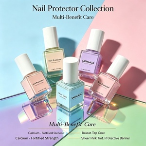Endurecedor de uñas extra fuerte y fórmula para el crecimiento de uñas agrietadas, previene la rotura, tratamiento de reparación profunda con proteína de seda - Product Image 1