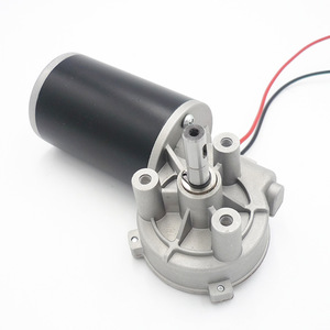 Motores de CC con Engranaje de Gusano de 12V <span class=keywords><strong>24V</strong></span> 120w-150w 40/50rpm para Ruedas o Puertas Enrollables de Garaje Eléctricas - Product Image 3
