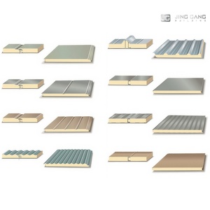 Exterior Outdoor Fireproof Waterproof Insulated Steel PU EPS Rock Wool Foam Wall <strong>Roof</strong> <strong>Sandwich</strong> <strong>Panel</strong> - Product Image 5